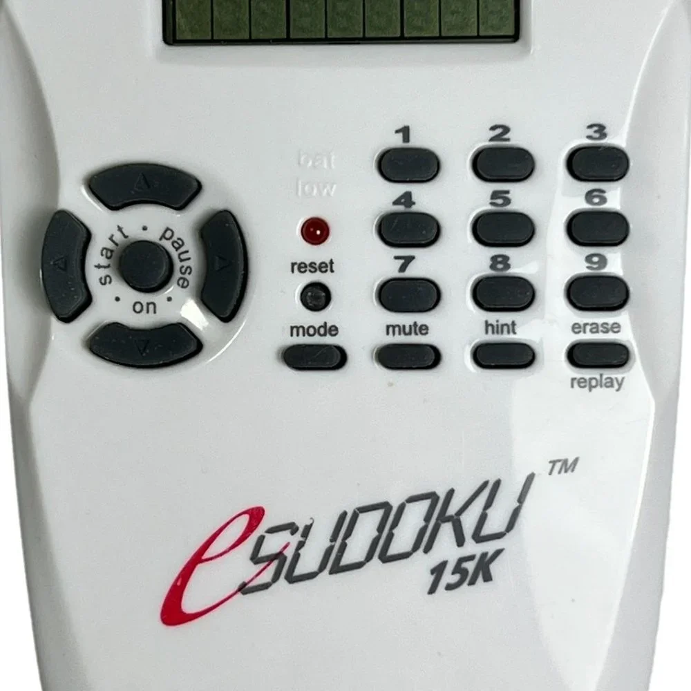 e Sodoku 15 k Sg-36/4275 Electronic Hand Held Game - TESTED & WORKS